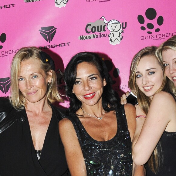 Exclusif - Estelle Lefébure, Emma Smet et Sandra Zeitoun - Soirée de l'Association "Coucou Nous Voilou !" à la suite Sandra & Co pendant le 69ème festival de Cannes le 21 mai 2016. © Pierre Perusseau / Bestimage