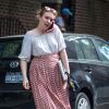 Exclusif - Lena Dunham dans les rues de New York, le 27 juin 2016.