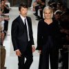 Pierpaolo Piccioli et Maria Grazia Chiuri - Défilé Valentino (collection homme printemps-été 2017) à Paris. Le 22 juin 2016.