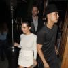 Kourtney Kardashian et Quincy Combs (le fils de Diddy) quittent The Nice Guy à West Hollywood le 28 juin 2016.
