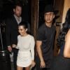 Kourtney Kardashian et Quincy Combs (le fils de Diddy) quittent The Nice Guy à West Hollywood le 28 juin 2016.