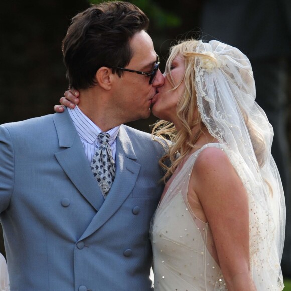 Mariage de Kate Moss et Jamie Hince à Southrop au Royaume-Uni, le 1er juillet 2011.