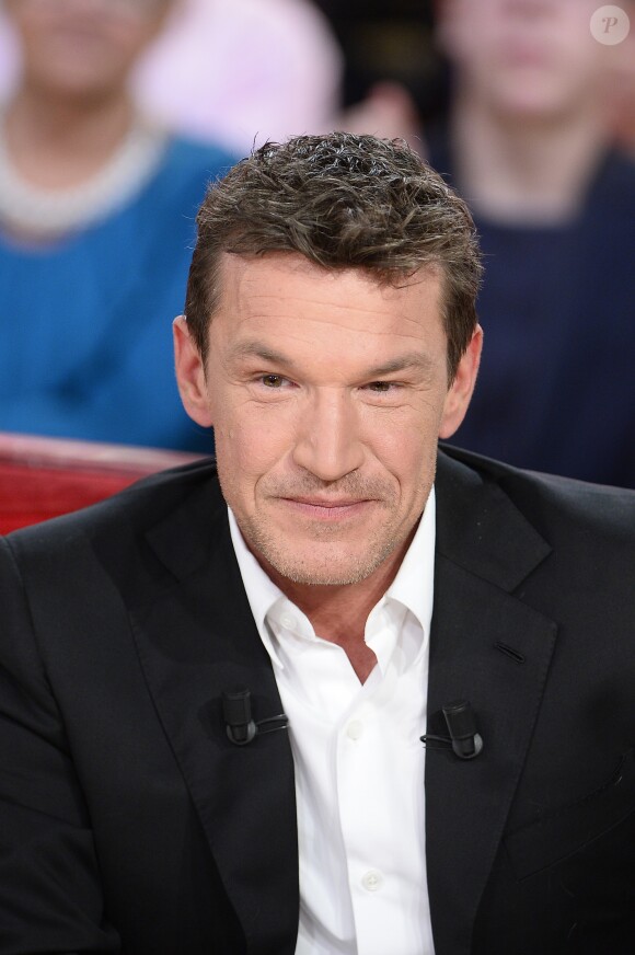 Benjamin Castaldi - Enregistrement de l'émission "Vivement Dimanche" à Paris le 15 Décembre 2015 et diffusée le 6 Janvier 2016. Invité principal Olivier Marchal
