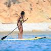 Melanie Brown (Mel B) et son mari Stephen Belafonte en vacances sur un yacht avec des amis à Ibiza le 3 Juillet 2016.