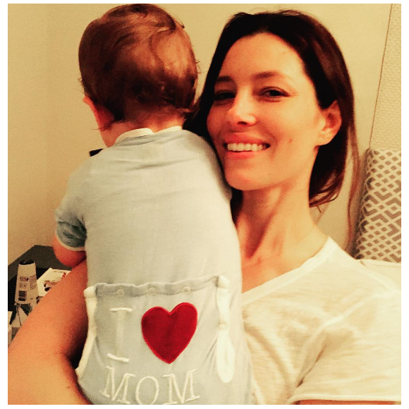 Jessica Biel a publié une photo d'elle avec son fils Silas Randall sur sa page Instagram au mois de juin 2016