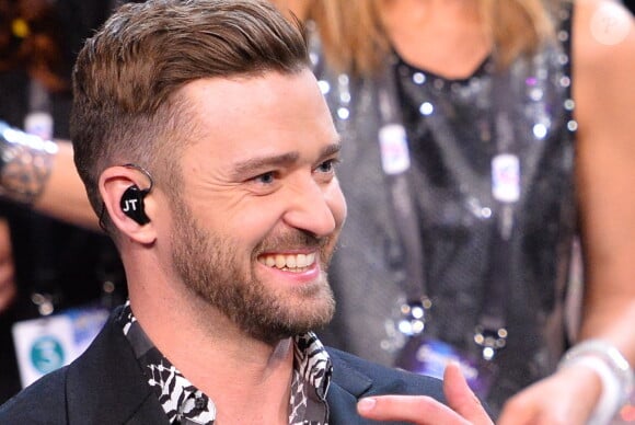 Justin Timberlake, invité spécial de la finale de l'Eurovision lors de la Finale du concours de l'eurovision 2016 à Stockholm le 14 mai 2016.