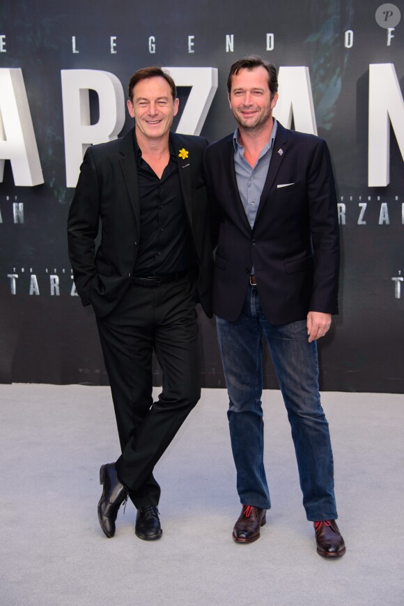 Jason Isaacs et James Purefoy - Avant-première du film "Tarzan" à l'Odeon Leicester Square à Londres. Le 5 juillet 2016