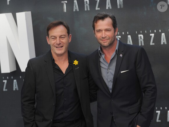Jason Isaacs et James Purefoy - Avant-première du film "Tarzan" à l'Odeon Leicester Square à Londres. Le 5 juillet 2016