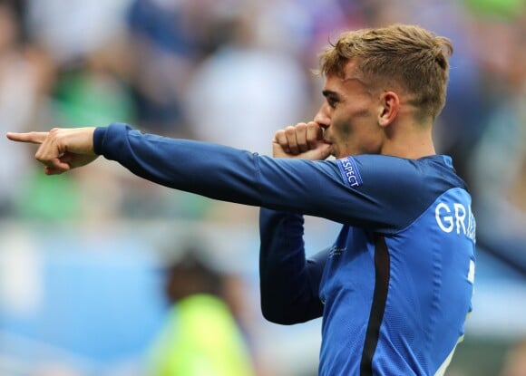 26.06.2016, Lyon, Antoine Griezmann (FRA), celebration, goal, France - Republic of Ireland, European Football Championship, EURO 2016, fot. Tomasz Jastrzebowski / Foto Olimpik Please Use Credit from Credit Field26/06/2016 - Lyon