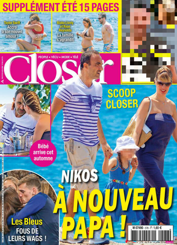 Magazine Closer en kiosques le 8 juillet 2016.