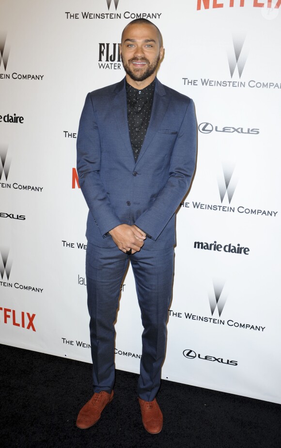 Jesse Williams - People à la soirée "Weinstein Netflix Globes Party 2015" à Beverly Hills. le 11 janvier 2015