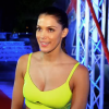 Iris Mittenaere (Miss France 2016) fait une mémorable chute dans "Ninja Warrior", sur TF1. Le 8 juillet 2016.