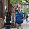 Terry Richardson et Alexandra Bolotow dans les rues de Soho, New York City, le 2 mai 2016