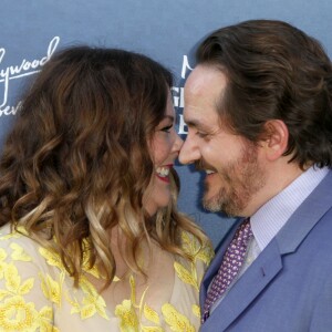 Melissa McCarthy et son mari Ben Falcone - Célébrités lors de la première de Ghostbuster à Hollywood le 9 juillet 2016.