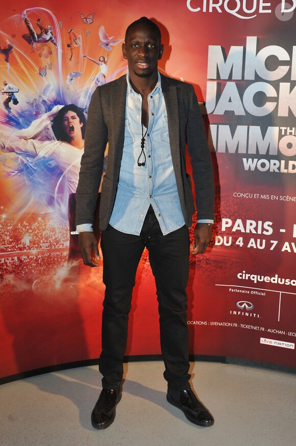 Mamadou Sakho - Michael Jackson "Immortal World Tour" par le Cirque du Soleil au Palais Omnisports de Bercy à Paris le 3 avril 2013