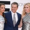 Alicia Vikander, Matt Damon et Julia Stiles - Avant-Première du film Jason Bourne à Londres le 11 juillet 2016