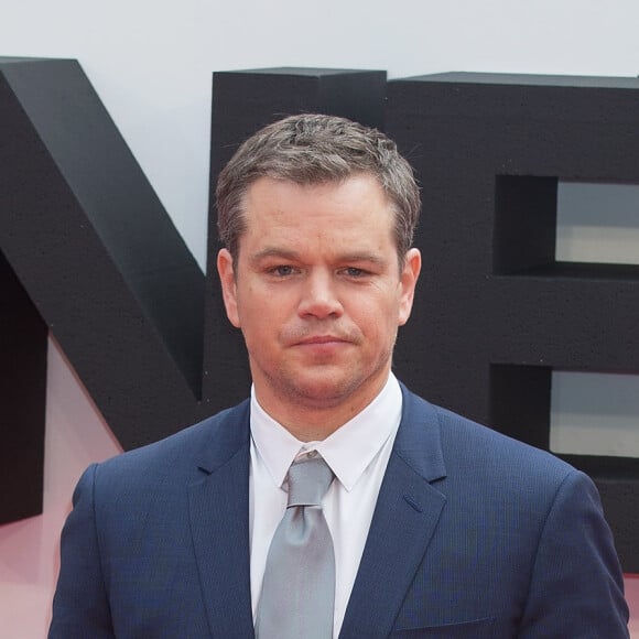 Matt Damon arrivant à la 1ère avant-première européenne "Jason Bourne" au Odeon, Leicester Square à Londres, le 11 juillet 2016.