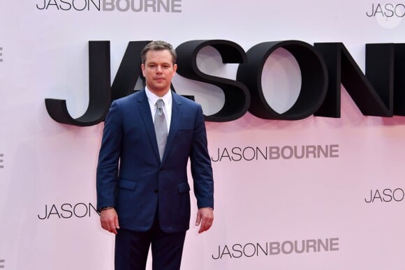Matt Damon à la première Européenne Jason Bourne à Londres, le 11 juillet 2016 © Chris Joseph/i-Images via Bestimage11/07/2016 - Londres