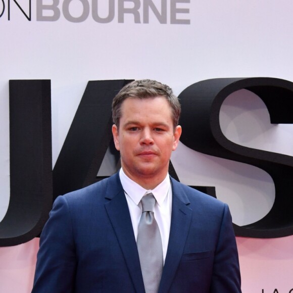 Matt Damon à la première Européenne Jason Bourne à Londres, le 11 juillet 2016 © Chris Joseph/i-Images via Bestimage11/07/2016 - Londres