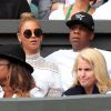 Beyoncé et Jay Z assistent à la finale féminine de Wimbledon. Londres, le 9 juillet 2016.