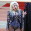 Lady Gaga - People à la sortie de la soirée Costume Institute Benefit Gala 2016 (Met Ball) sur le thème de "Manus x Machina" au Metropolitan Museum of Art à New York, le 2 mai 2016.