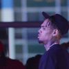 Chris Brown en concert pendant la "NighSplash Party" au Drai's Beachclub à Las Vegas, le 26 avril 2016.