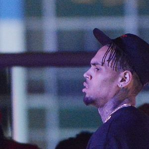 Chris Brown en concert pendant la "NighSplash Party" au Drai's Beachclub à Las Vegas, le 26 avril 2016.