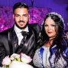 Exclusif - Fiançailles de Sarah Fraisou (Les Anges 8) avec Malik, la cérémonie s'est déroulée dans une salle des fêtes de la région parisienne en présence de leurs familles le 8 juillet 2016.