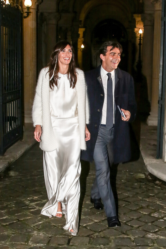 Mariage du chef 3 étoiles Yannick Alléno et de Laurence Bonnel à la mairie du 8ème arrondissement de Paris, le 18 décembre 2015.