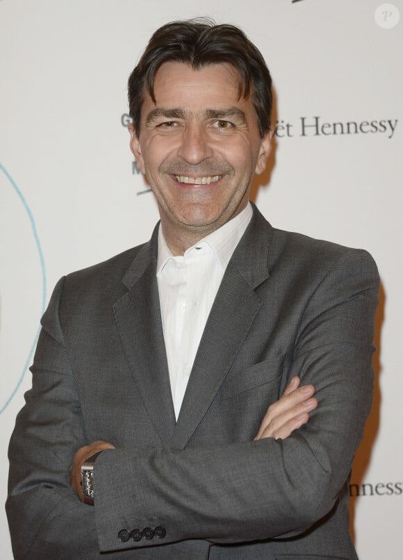 Yannick Alléno - Lancement du nouveau guide 2016 "Les Grandes Tables du Monde" à l'hôtel Four Seasons George V à Paris, le 7 avril 2016.