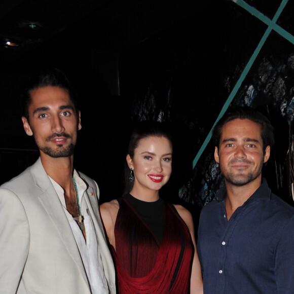 Hugo Taylor, Emma Miller et Spencer Matthews - After-party du film "The Expendables 3" au Dstrkt Club à Londres, le 4 août 2014