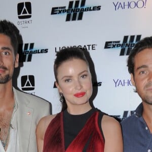 Hugo Taylor, Emma Miller et Spencer Matthews - After-party du film "The Expendables 3" au Dstrkt Club à Londres, le 4 août 2014