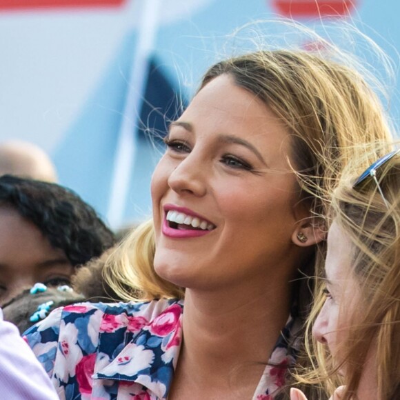 Blake Lively enceinte à l'inauguration de Target Cat & Jack dans le quartier de Brooklyn à New York, le 21 juillet 2016