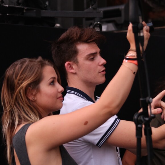 Exclusif - EnjoyPhoenix (Marie Lopez) pendant le concert de Synapson au Fnac Live Festival à l'Hôtel de Ville à Paris, le 22 juillet 2016. © Lise Tuillier/Bestimage