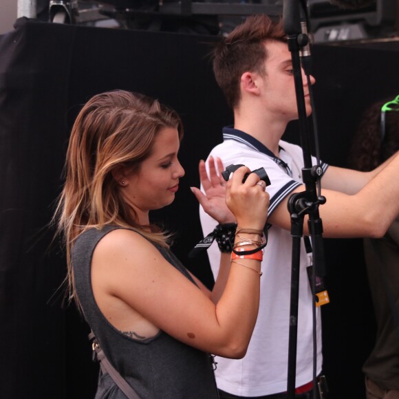 Exclusif - EnjoyPhoenix (Marie Lopez) pendant le concert de Synapson au Fnac Live Festival à l'Hôtel de Ville à Paris, le 22 juillet 2016. © Lise Tuillier/Bestimage