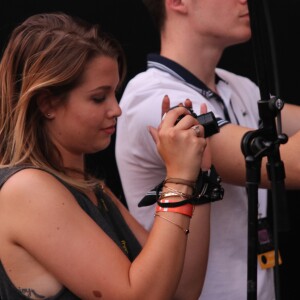 Exclusif - EnjoyPhoenix (Marie Lopez) pendant le concert de Synapson au Fnac Live Festival à l'Hôtel de Ville à Paris, le 22 juillet 2016. © Lise Tuillier/Bestimage