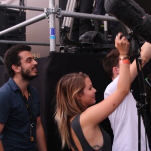 Exclusif - EnjoyPhoenix (Marie Lopez) pendant le concert de Synapson au Fnac Live Festival à l'Hôtel de Ville à Paris, le 22 juillet 2016. © Lise Tuillier/Bestimage