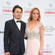 Lindsay Lohan et son compagnon Egor Tarabasov - People au "Butterfly Ball" au profit de l'association caritative "Caudwell Children" au Grosvenor House Hotel à Londres. Le 22 juin 2016