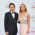 Lindsay Lohan et son compagnon Egor Tarabasov - People au "Butterfly Ball" au profit de l'association caritative "Caudwell Children" au Grosvenor House Hotel à Londres. Le 22 juin 2016