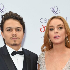 Lindsay Lohan et son compagnon Egor Tarabasov - People au "Butterfly Ball" au profit de l'association caritative "Caudwell Children" au Grosvenor House Hotel à Londres. Le 22 juin 2016