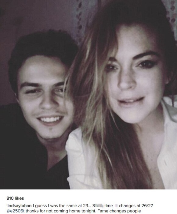 Lindsay Lohan en rage sur les réseaux sociaux contre son petit ami, Egor Tarabasov, qu'elle accuse d'adultère. La jeune femme a également annoncé être enceinte, des propos qui restent à confirmer... (juillet 2016).