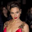 Gal Gadot lors de la première européenne du film "Batman V Superman : L'Aube de la Justice" au Odeon Cinema, Leicester Square à Londres, le 22 mars 2016.