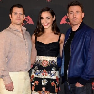 Henry Cavill, Gal Gadot, Ben Affleck à la première de 'Batman V Superman: Dawn Of Justice' à l'hôtel St. Regis à Mexico, le 20 mars 2016