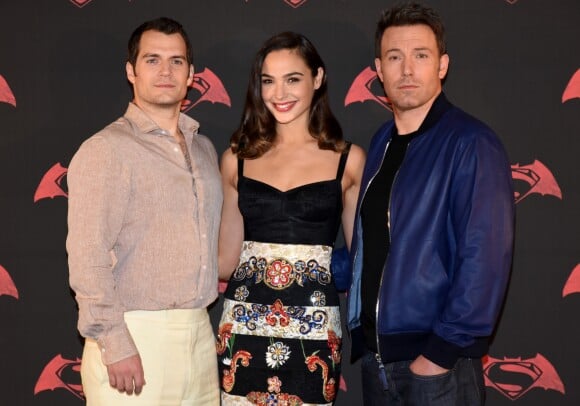 Henry Cavill, Gal Gadot, Ben Affleck à la première de 'Batman V Superman: Dawn Of Justice' à l'hôtel St. Regis à Mexico, le 20 mars 2016