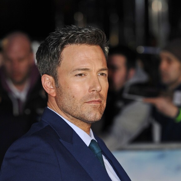 Ben Affleck lors de la première européenne du film "Batman V Superman : L'Aube de la Justice" au Odeon Cinema, Leicester Square à Londres, le 22 mars 2016.