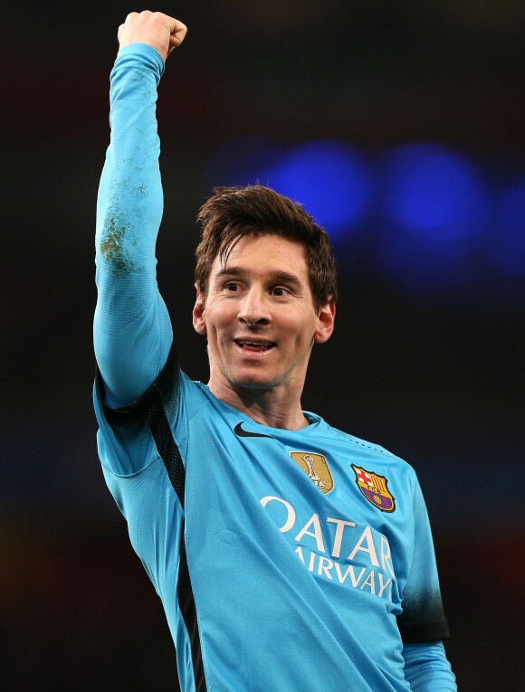 Lionel Messi à Londres le 23 février 2016.