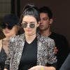Gigi Hadid et Kendall Jenner quittent l'appartement de Gigi à New York le 24 juillet 2016. Models Gigi Hadid and Kendall Jenner were seen leaving Gigi's house in New York on July 24, 2016.