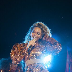 Beyoncé en concert au Soldier Field à Chicago. Le 28 mai 2016.