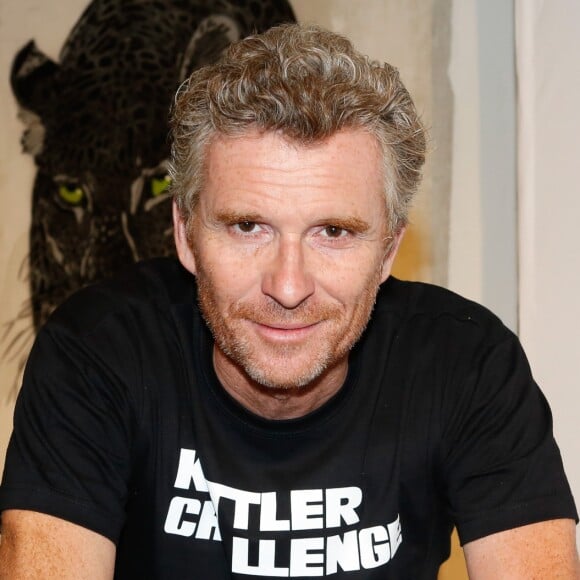 Exclusif - Denis Brogniart lors du Kettler Challenge au profit de l'association "L'étoile de Martin" à l'hôtel Molitor à Paris, le 1er décembre 2014.