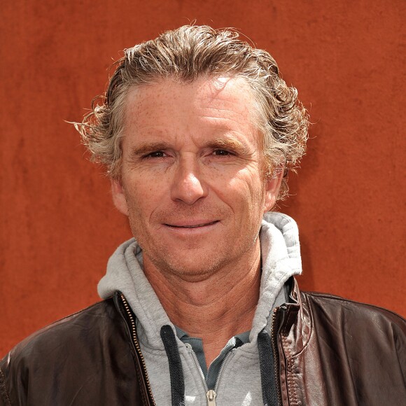 Denis Brogniart aux Internationaux de France de tennis a Roland Garros à Paris le 29 mai 2013